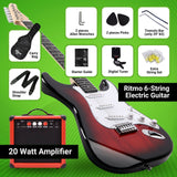 39 Inch Electric Guitar and Amplifier Complete Kit for Beginners