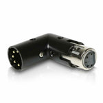 5-PIN XLR Angle Adapter Male & Female Adjustable to 4 Angle Positions