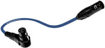 3 Feet - Balanced XLR Cable Male to Right Angle Female