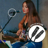 Balanced XLR Cable Male to Female Pro 3-Pin Microphone Connector for Powered Speakers, Audio Interface or Mixer for Live Performance & Recording