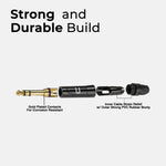 1/4 TRS" Male to 1/4" TRS Male Audio Cable