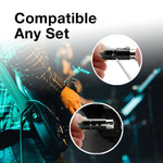 Adjustable 3-Pin XLR Dual Angled Adapter - Male & Female