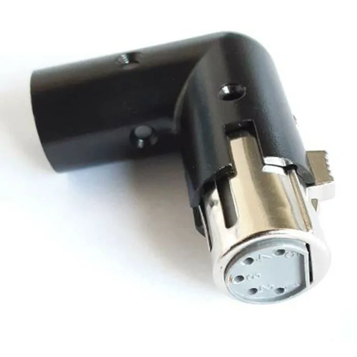 5-PIN XLR Angle Adapter Male & Female Adjustable to 4 Angle Positions